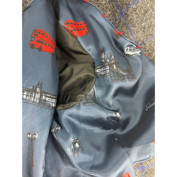 Boden British Tweed by Moon Wool Blazer in Charcoal Windowpane - Picture 12 of 16